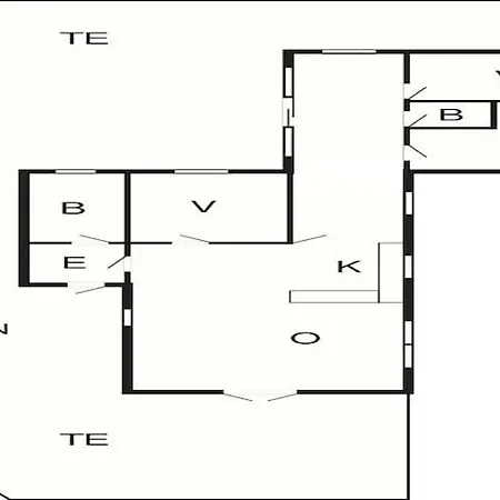 Holiday home 6 Person In Jerup
